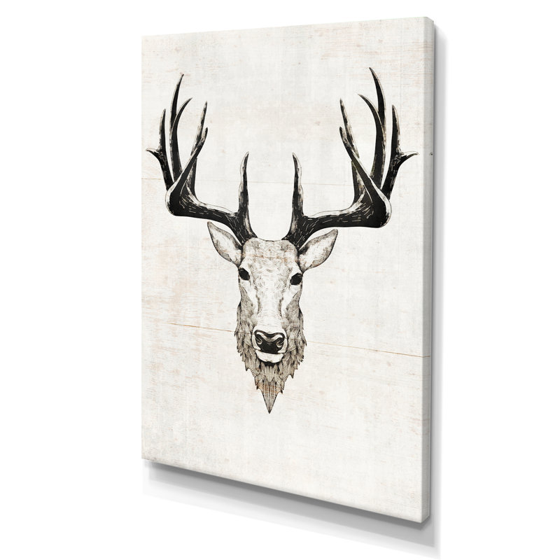 «Deer Wild and Beautiful VII», reproduction d'art sur toile, H 40 po x l 30 po x P 1,5 po, Toile tendue