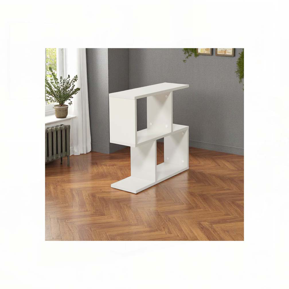 Ivy Bronx Alfa Rectangle 4 Shelves End Table, Narrow Chairside Table ...