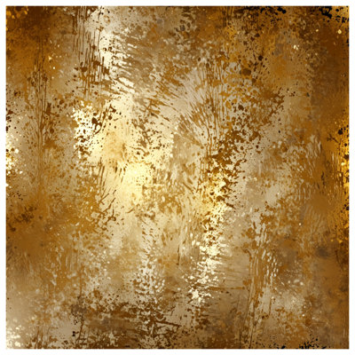Couvre-lit matelassé à texture grunge bronze