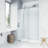 Ryland 58-60" W x 73" H Sliding Frameless Shower Door with 3/8" Clear Glass-14229167