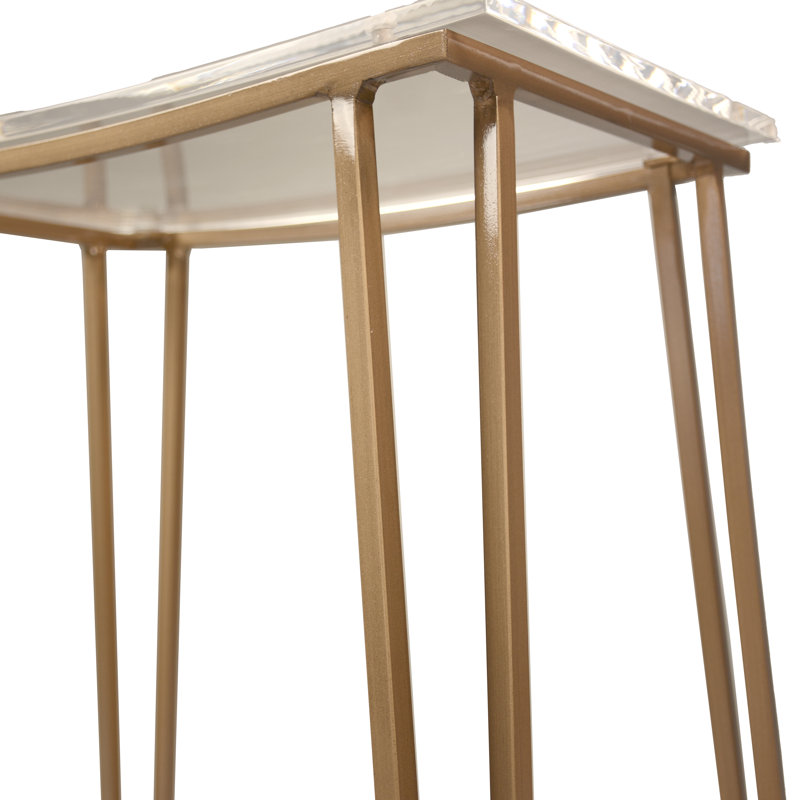 Pierce 24" Counter Stool, Antique Gold
