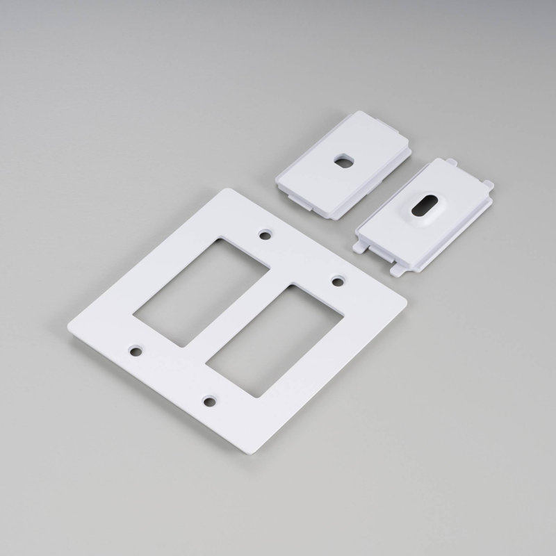 2G Plate / Non-Logo, White
