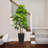 72'' Faux Fiddle Leaf Fig Tree in Metal Planter-1747735358