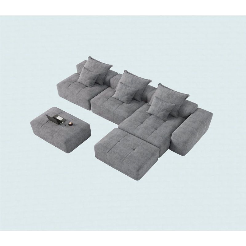 Canapé modulaire surdimensionné Modern, Gris