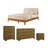 Asher Modern Craft Solid Wood 4 Pieces Fully Assemble Bedroom Set-1773486313-1773486230