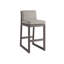 Mozambique Teak Patio Bar Stool with Cushion-668785730