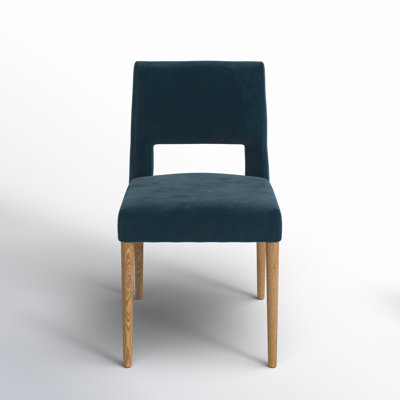 Ermine Genuine Leather Side Chair
