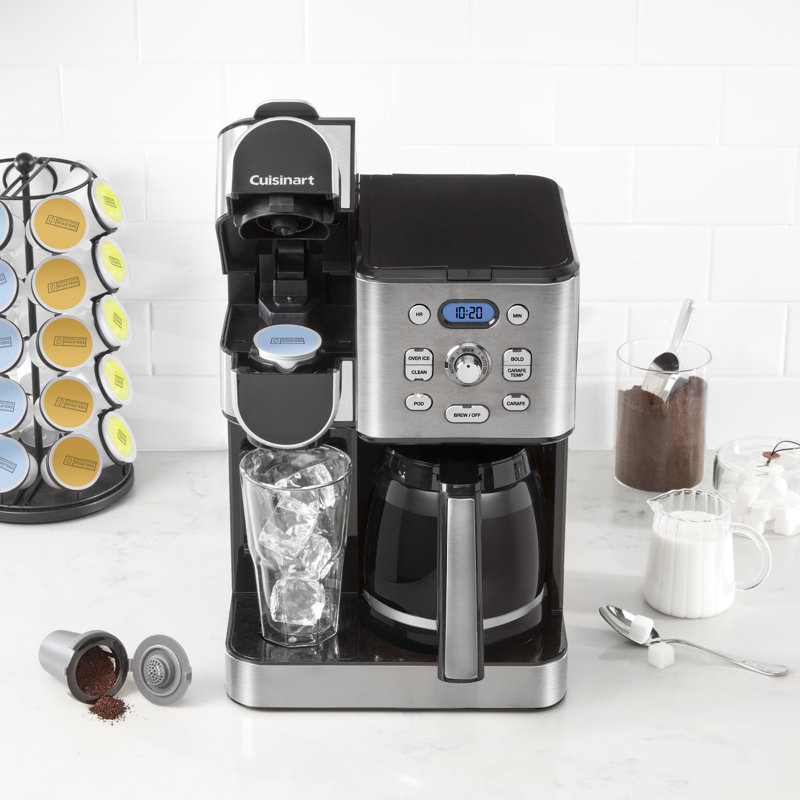 Coffee Center 2-IN-1 Coffeemaker, Silver