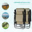 Fauteuil inclinable 2 pièces pour fauteuil de patio inclinable sans gravité