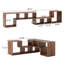 Meuble télé extensible et centres de divertissement, MDF Wood Modern Home