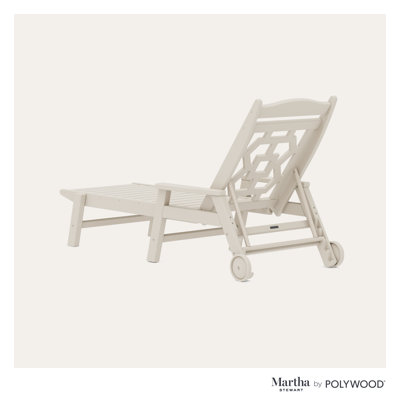 POLYWOOD® Chinoiserie 27" Patio Chaise Lounge