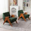 69.9Cm Wide Chenille Armchair-1658030735