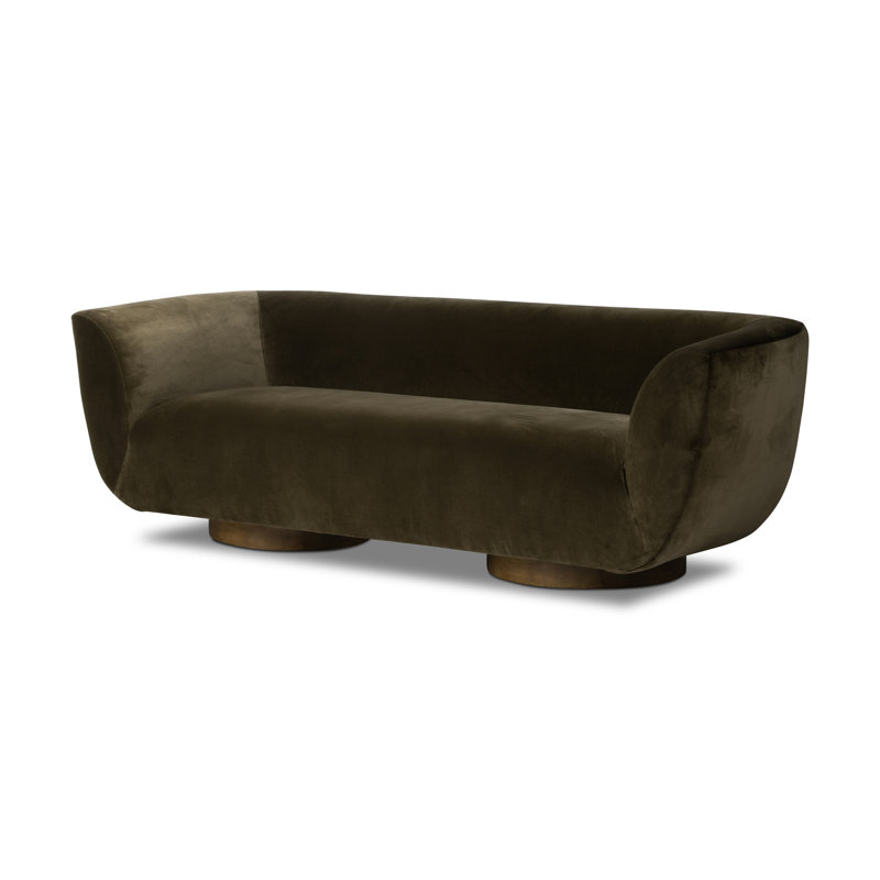 Sabine Sofa, Surrey Olive 76.8% Cotton/23.2% Polyester