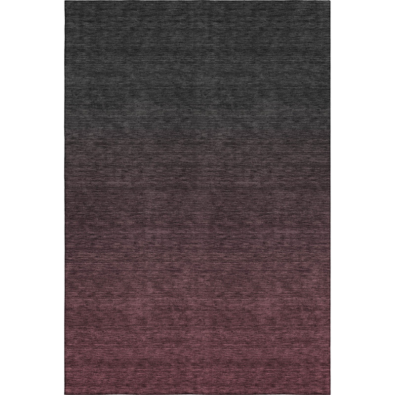 Premium Machine Washable Prisco Merlot Rug, Rectangle 8' x 10'