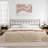 Metal California King Size Headboard, Adjustable Height, California King Headboard Only for Bedroom, Rustic Farmhouse Style, Attach Frame, Easy Assembly, Brown-1171318201-1196464264