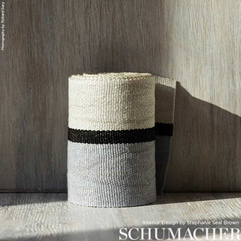 Schumacher x Stephanie Seal Brown Ile Saint-Louis Wide Tape