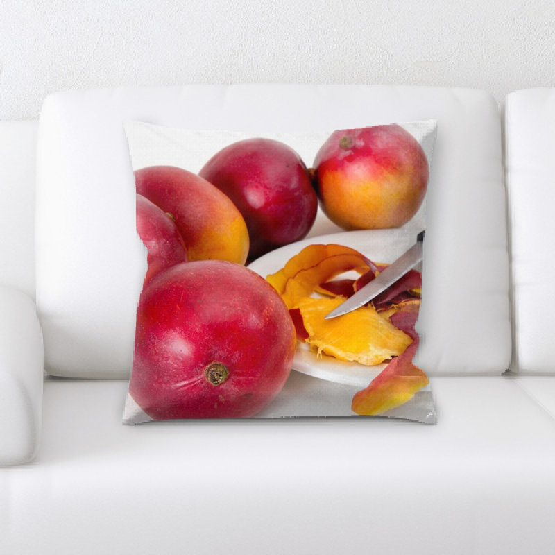 Microsuede Throw Pillow