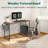 Malika 43.3'' W Rectangle Computer Desk
