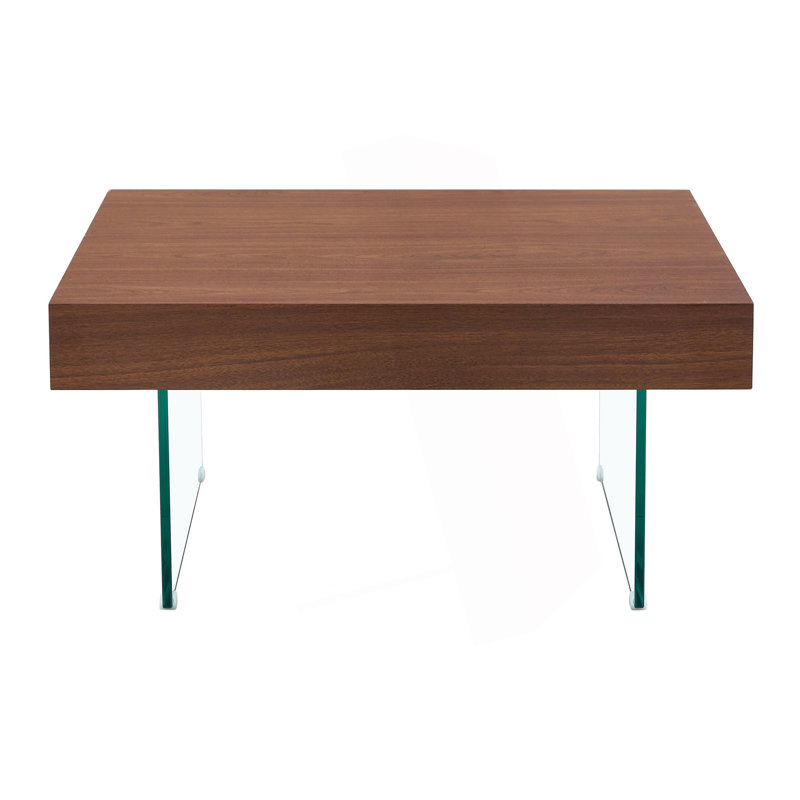Square Coffee Table With Glass Legs