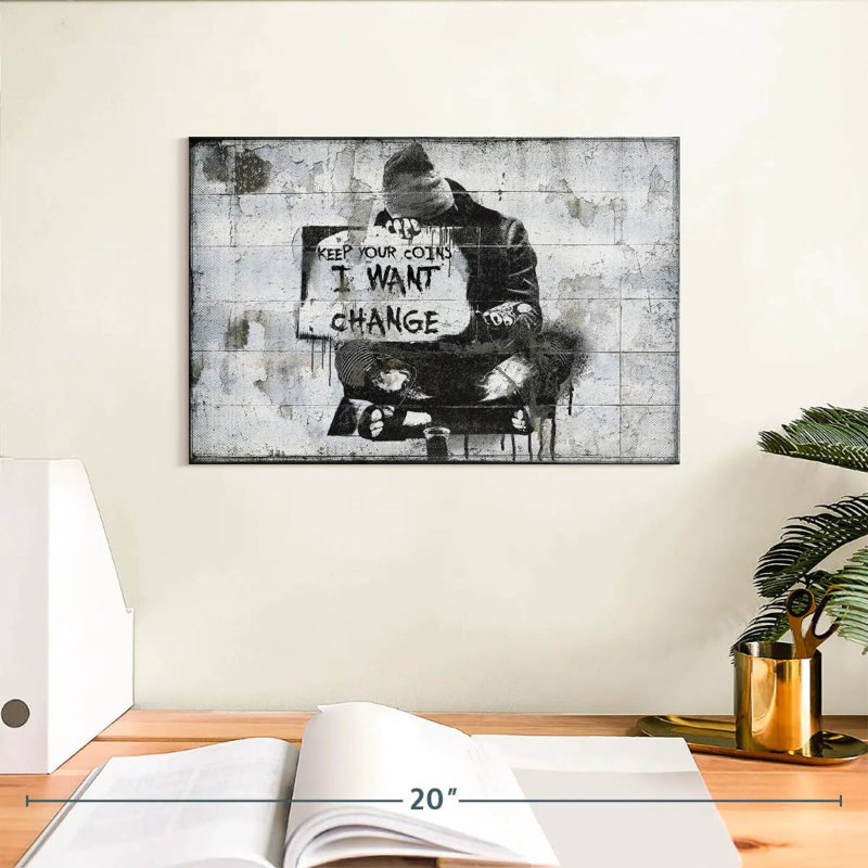 Khyir I Want change, H 8 po x l 12 po