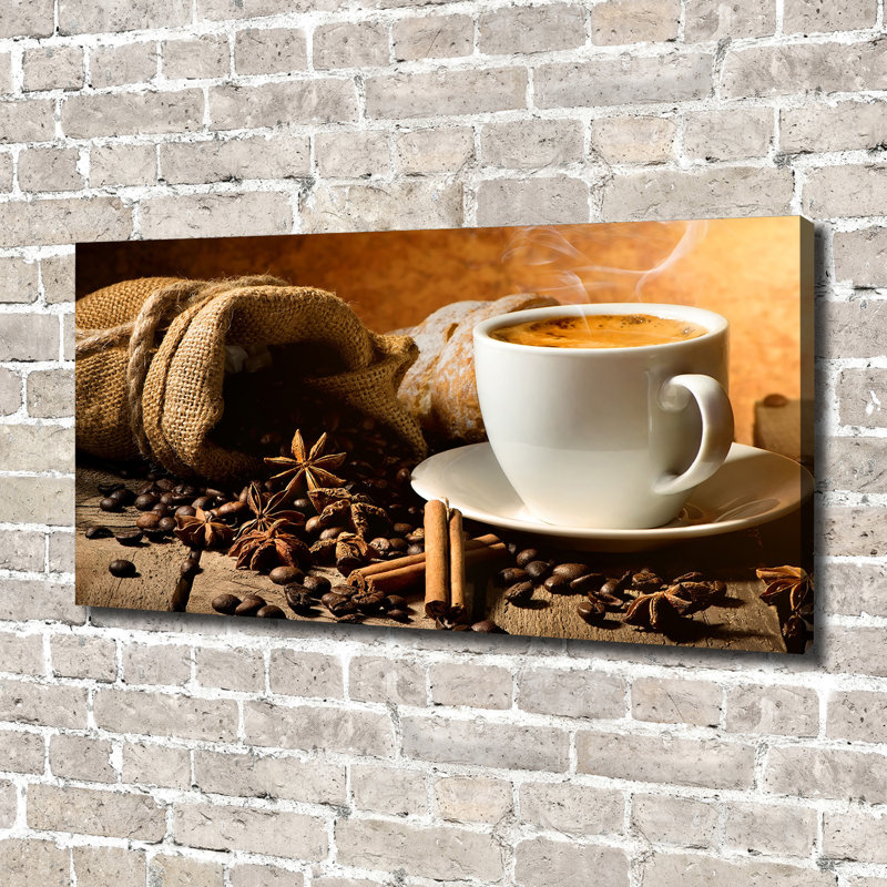 Coffee And Spices - Wrapped Canvas Print