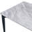 Luxury Sintered Stone Geology Table With Black Legs, 6-8 Geologists Glossy Soap Making