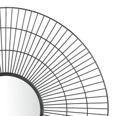 Nazario Metal Flat Wall Mirror