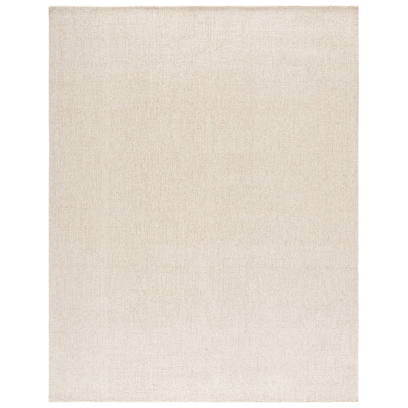 Abstract Hand Tufted Wool; Cotton Solid Color Indoor Rug, 9'-0" x 12'-0" Rectangle