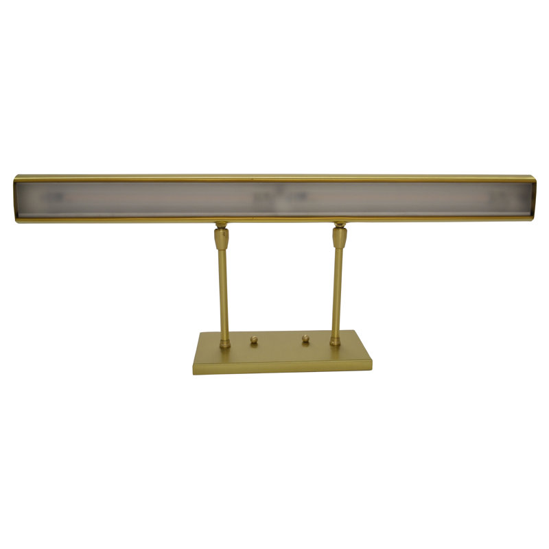 Dimmable LED Wall Mounted Picture Light, Satin Brass, 4.5" H x 12" W x 8" D