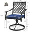 Fauteuil de patio pivotant avec coussin Brayson