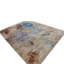 Multicolored Contemporary Wool Silk Blend Rug