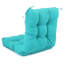 Coussin de siège / dossier bleu intérieur / extérieur