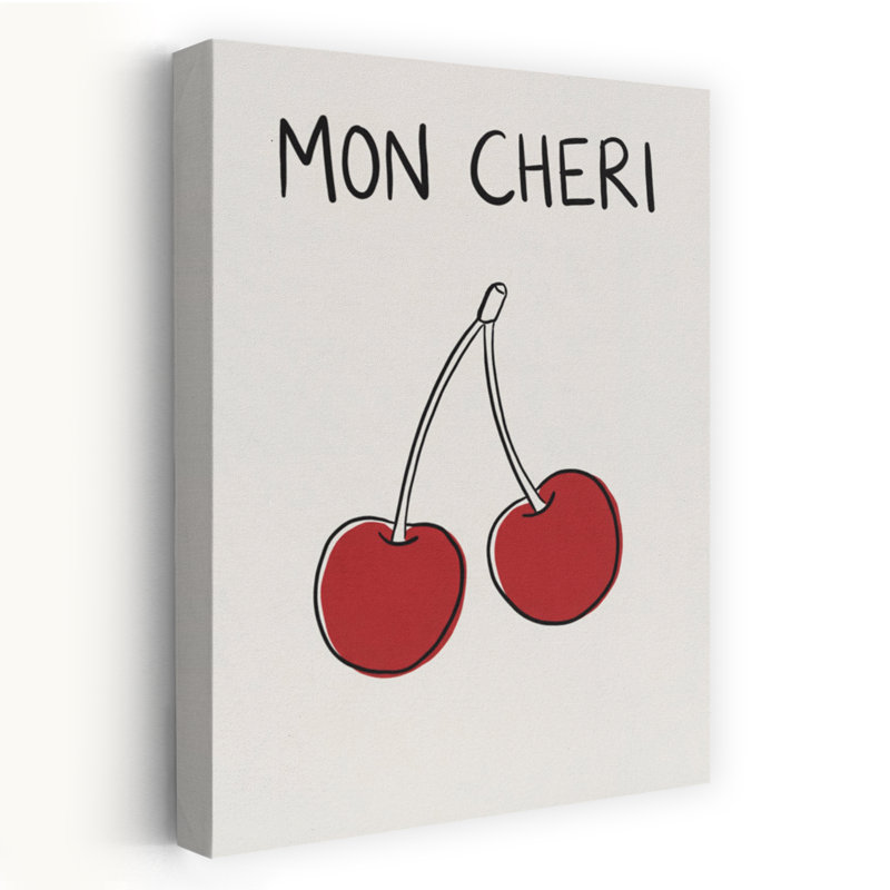 Art mural Mon Cheri Cherries, H 18 po x l 12 po