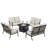 Dezya 8 - Person Patio Conversation Set with Cushions