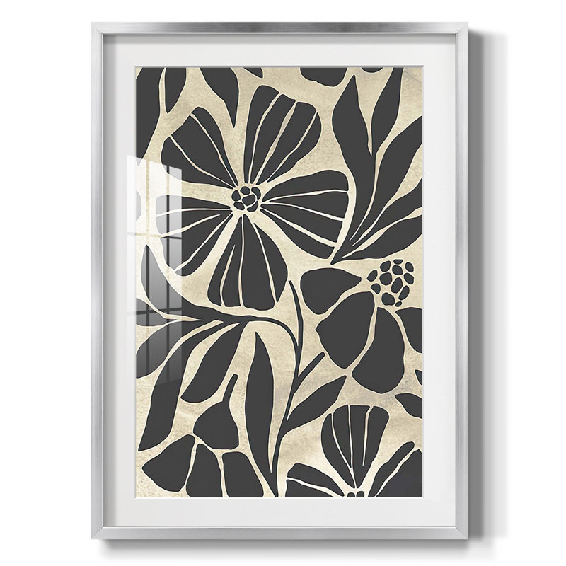 " Semi Stack III ", Yes, Silver Framed Paper