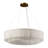 Monzerrad 31" 10 - Light 2 - Tier Alabaster Dining Room Gold Chandelier Pendant Lights(Bulbs Included)