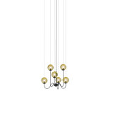 Puppet Suspension 6P Smoky Transparent Matt Black 1 G9 Ul