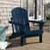 Shawnna 4-Piece Adirondack Conversation Chair with Footrest Ottoman Set