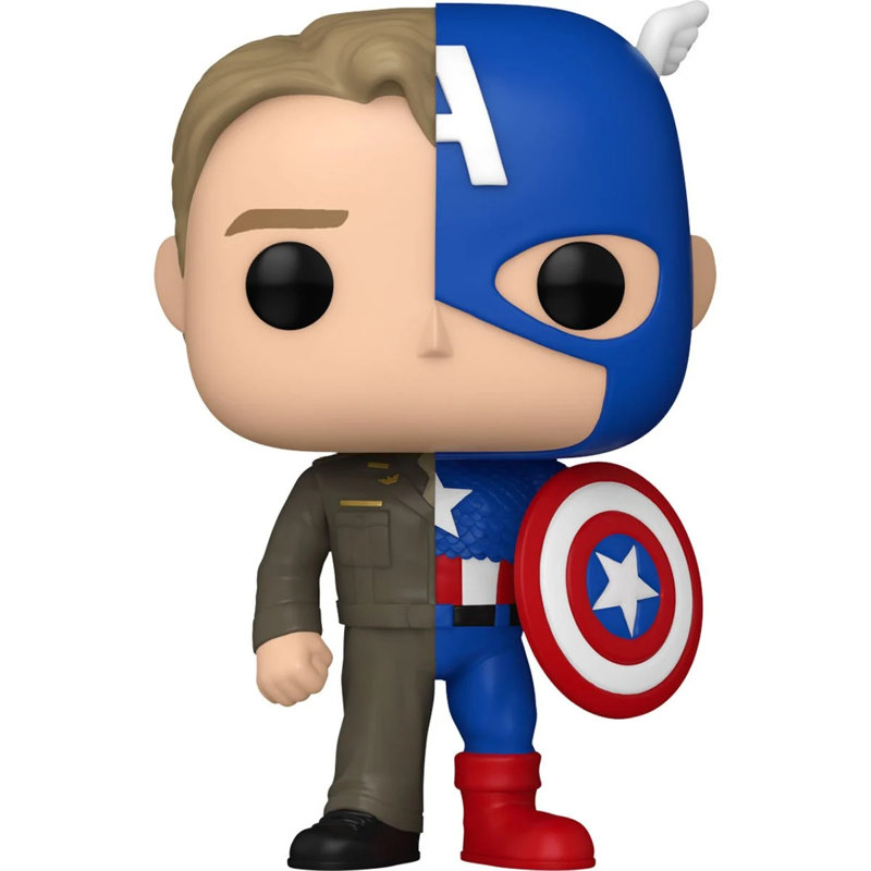 Funko Pop! Marvel Comics - Split Steve Rogers / Captain America # 1431