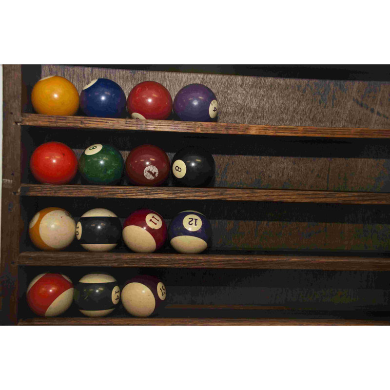 Pool Balls - Photographie sur toile tendue, H 32 po x l 48 po