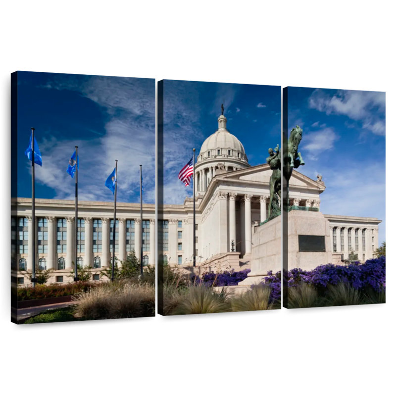 Rorry Oklahoma State Capitol, 36" H x 57" W