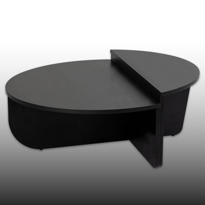 2 Pieces Round Nesting Coffee Table Set
