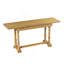 Console de table à tréteaux pliante Farmhouse