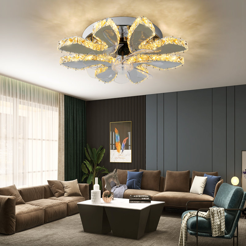 Ventilateur de plafond avec lumières DEL Liel