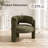 Modern Upholstered Barrel Dining Armchair-568096110