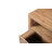 Solid Wood Tree Trunk 1-Drawer Filing Cabinet