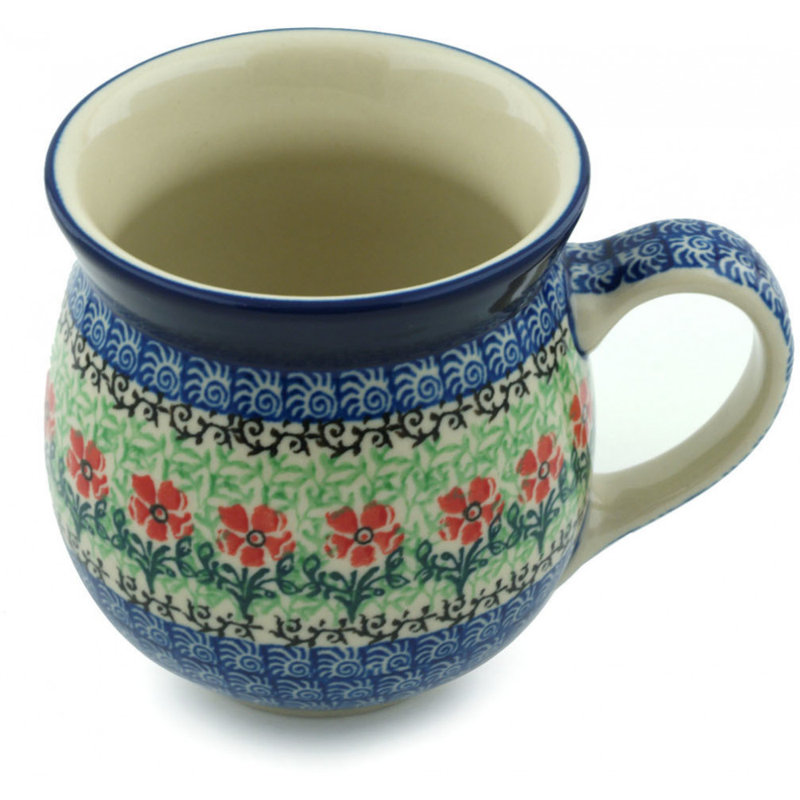 Tasse à bulles en grès poli 16 oz - Maraschino, 16