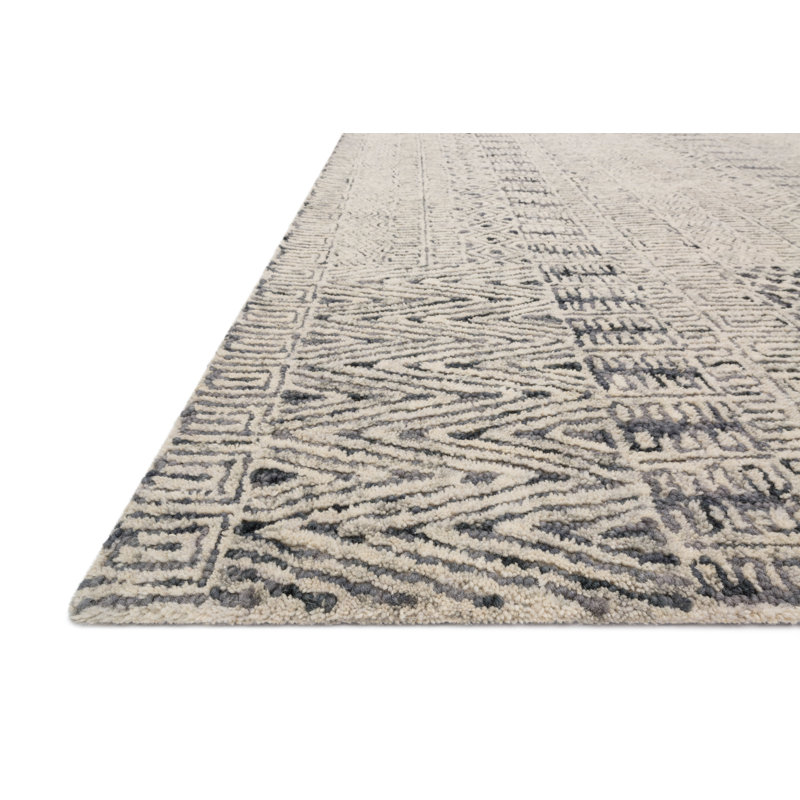 Maximillian Wool Geometric Indoor Rug, Rectangle 3'6" x 5'6"
