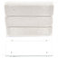 Chaise rembourrée en acrylique Ivory In Stylish Burles