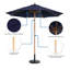 Frisco 108'' Market Umbrella